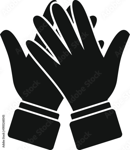 Hands performing a clapping motion, symbolizing applause, ovation, and appreciation