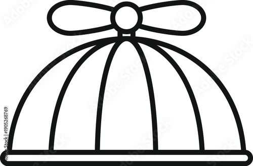 Propeller hat representing creativity and fun