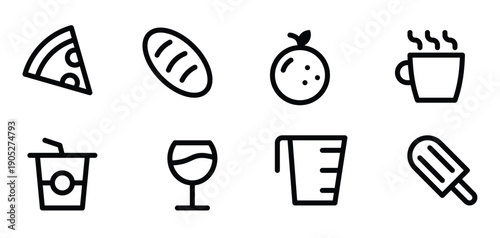 icon Food and Drink Line