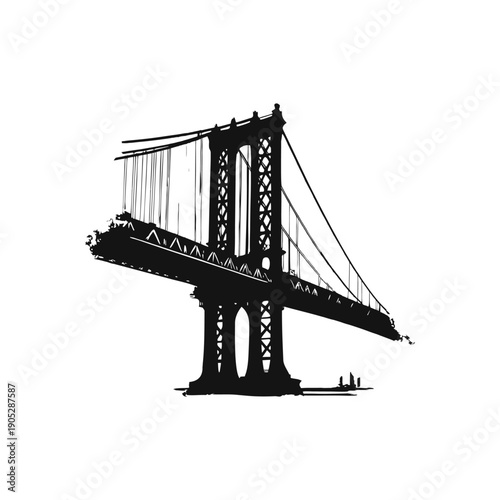 Black and white horror illustration of a human peering through a torn surface gripping vintage style vector art