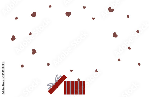 ハートが飛び出すプレゼントフレーム