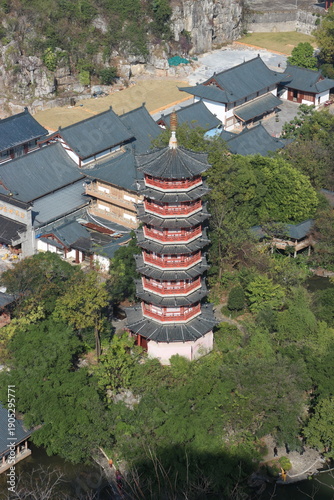 中国　桂林の塔