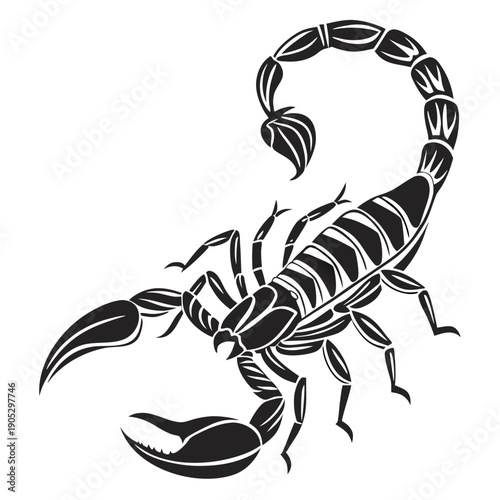 vector scorpion silhouette