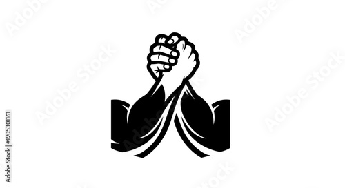 Arm Wrestling Competition Symbol of Strength and Competition 4.