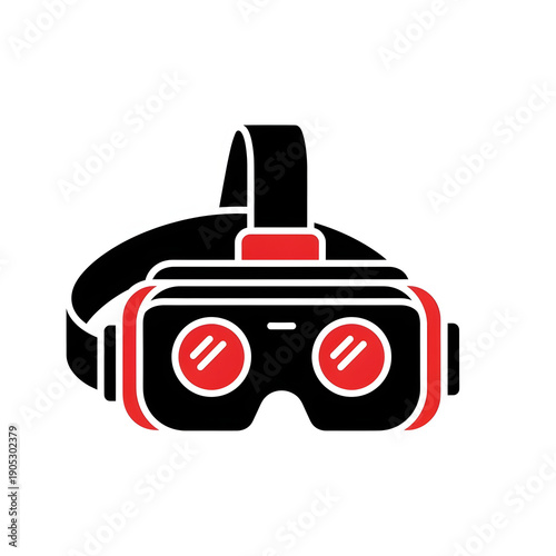 Modern virtual reality headset for immersive gaming experience