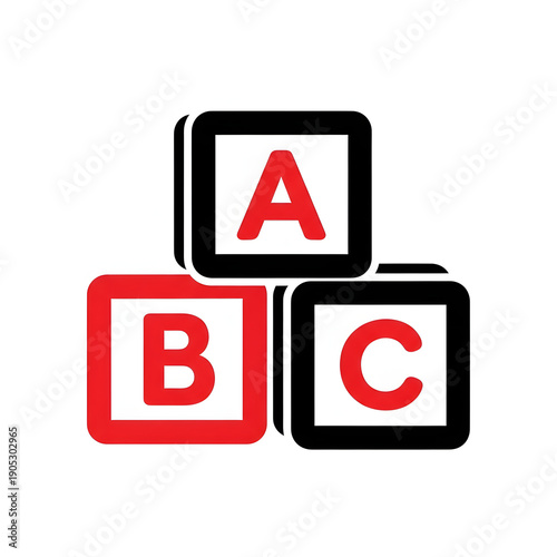 play blocks A B C Icon