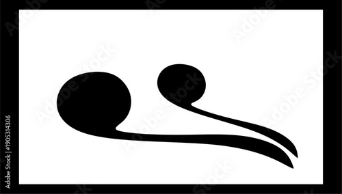 black silhouette of a woman music type 