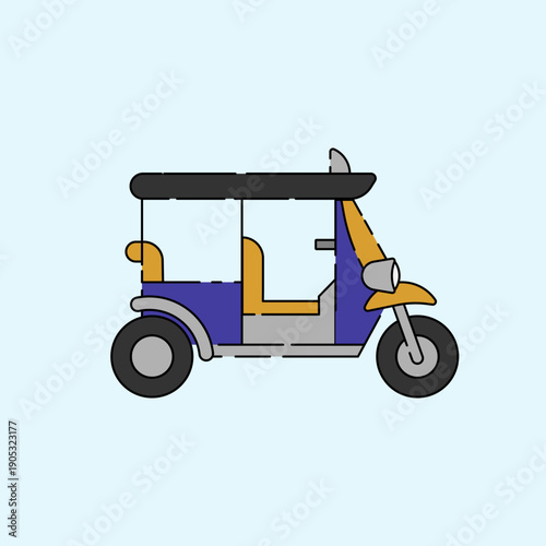 Tuk Tuk 3wheels in Bangkok Thailand Original