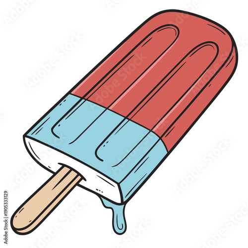 Dual Layer Popsicle, Close Up Refreshment