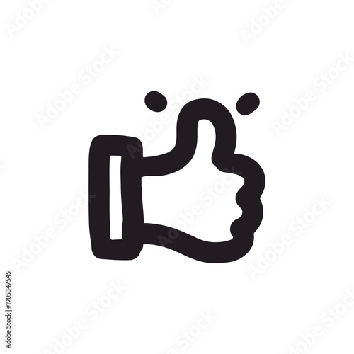 Thumb icon design vector illustration