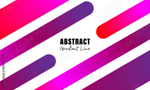 Gradient line isolated in a white background, presentation, wallpaper, banner template