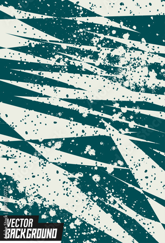 Abstract background pattern design for a sports jersey men's uniform, jersey design in green color