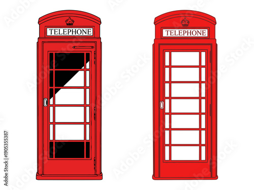 Classic Red Telephone Booth