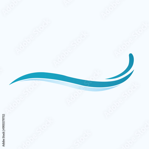Elegant Minimal Wave Line