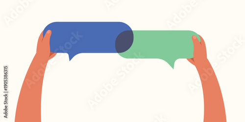 vector illustration of a bubble communication, social and conversation.