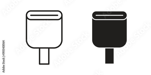 USB type c icons in simple black style symbol sign for apps and website