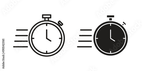 Instant icon. Trendy stroke signs for website, apps and UI. Premium set of thin line icons.