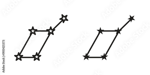 Lyra Constellation icon. Trendy stroke signs for website, apps and UI. Premium set of thin line icons.