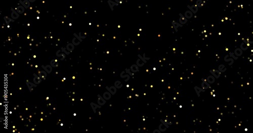 Sparkle rain, Moving bokeh animation