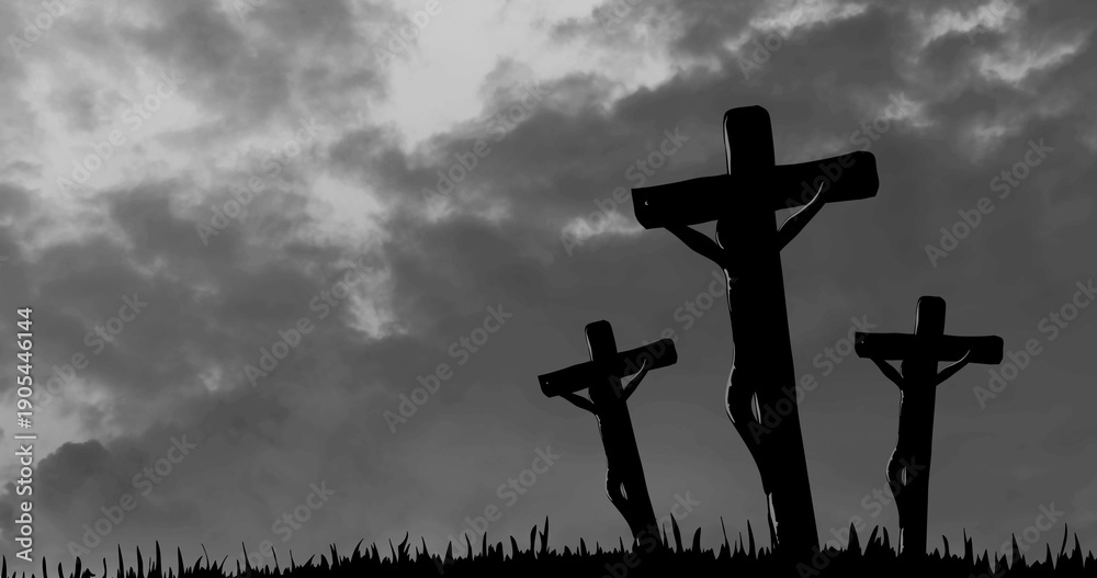 Obraz premium Religious Easter Sunday Good Friday image 4k