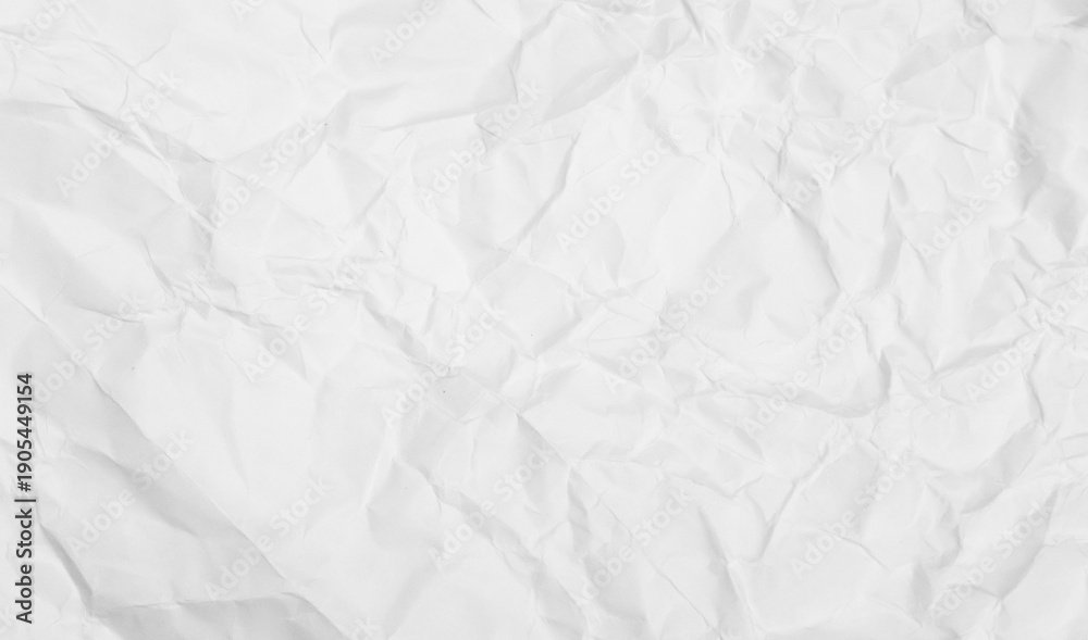 Obraz premium PNG Plain white paper texture background crumpled design clothing.