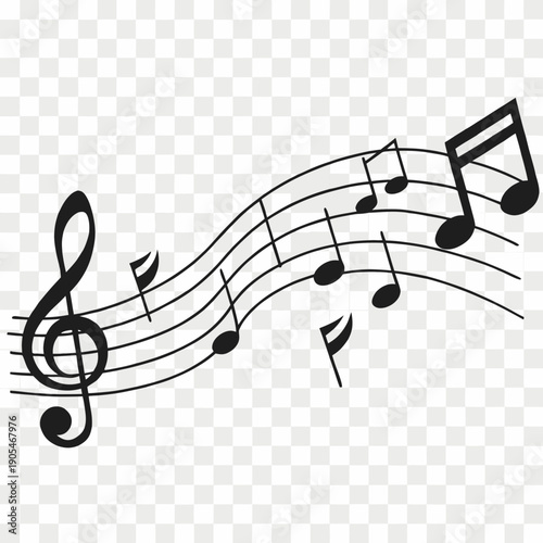 Wavy Musical Staff with Notes and Treble Clef
Dynamic Music Background: Melody and Sound Illustration
Creative Music Design: Abstract Musical Notes Vector
Art of Music: Treble Clef and Notes Pattern
M
