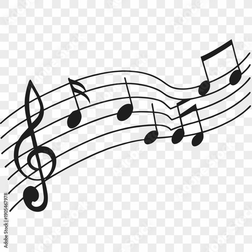 Wavy Musical Staff with Notes and Treble Clef
Dynamic Music Background: Melody and Sound Illustration
Creative Music Design: Abstract Musical Notes Vector
Art of Music: Treble Clef and Notes Pattern
M