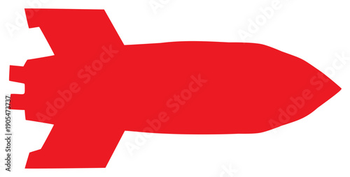 space rocket vector illustration