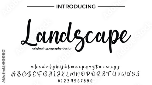 Landscape - Elegant Script Font for Smooth Handwritten Design and Creative Typography