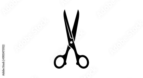 Title: Minimalist Scissors Icon