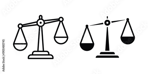 Compare icons in different styles. Simple icon design