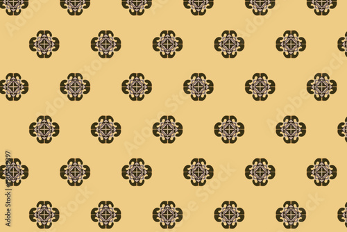 Arrow geometry offering bold imperial elegance to upscale stationery.