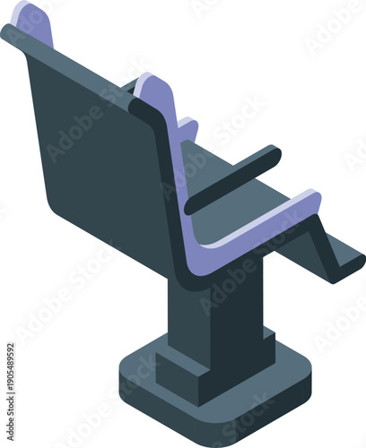 Comfortable cinema seat inviting viewers to relax and enjoy the movie