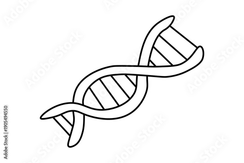 This image is a minimalist line icon of a microscope.