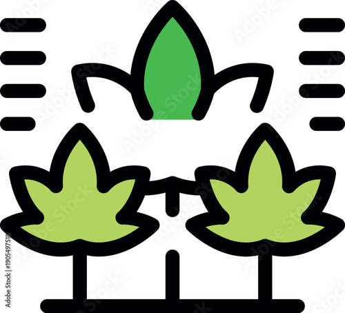 Medical marijuana plants growing under optimal conditions, symbolizing alternative medicine and holistic treatment