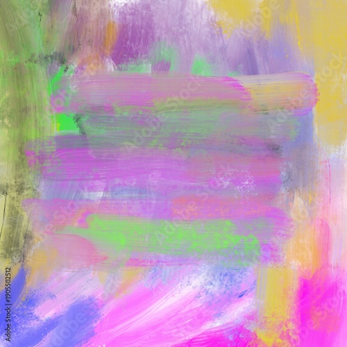 ИллAbstract geometric background with vibrant magenta shapes and circles on a bright yellow backdrop. Minimalist digital artwork with playful, modern design. Contemporary abstractюстрация без названия