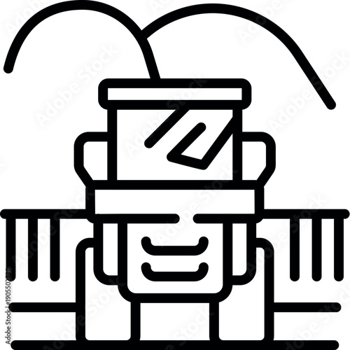 Automated irrigation system watering crops in a smart farm, enhancing efficiency and precision in agriculture