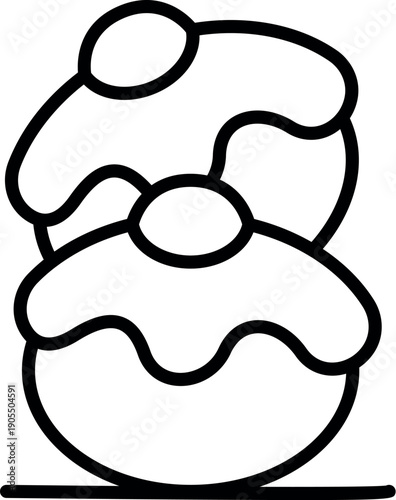 Two appetizing cakes with icing and a berry on top, making a tempting treat