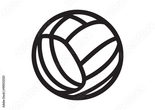 volleyball logo silhouette vector, sports ball logo silhouette vector illustration, handball volleyball silhouette vector logo, sports balls and equipment logo vector silhouette on white background