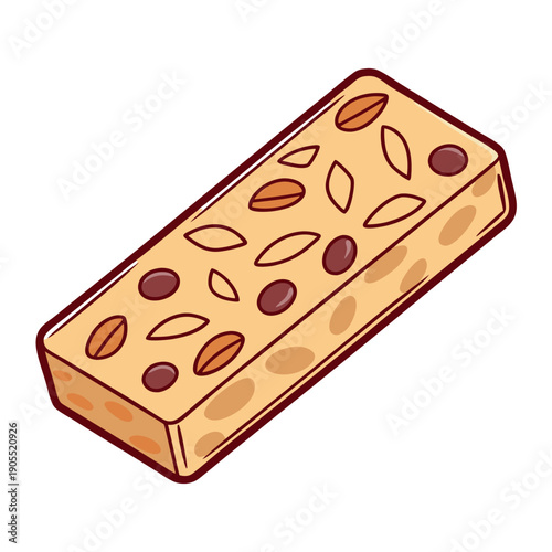 Small snacks egg granola bar for hunger pang  