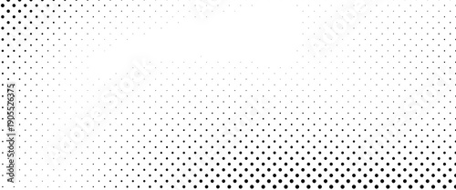 Halftone faded gradient texture. Grunge halftone grit background. White and black sand noise wallpaper. Retro pixilated vector backdrop