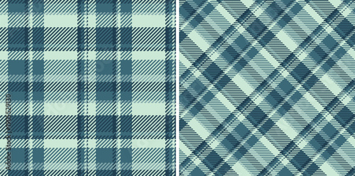 Check vector fabric of background textile plaid with a pattern seamless tartan texture. Set in winter colors. Fashion trends.