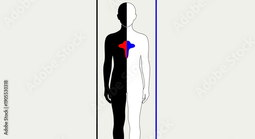 Human Heart Location Diagram