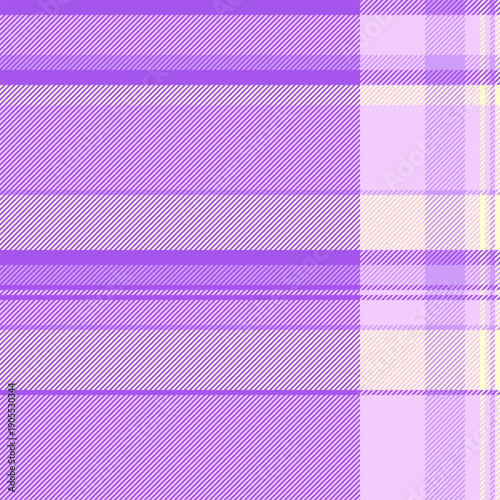 Cosy pattern vector plaid, sensual fabric seamless tartan. Good background texture check textile in violet and light colors.