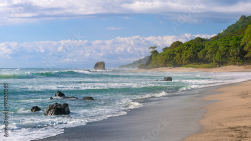 Fényképezés The beach Playa Santa Teresa on the Pacific coast of Costa Rica