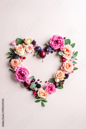 薔薇のハート | Rose Heart Generative AI