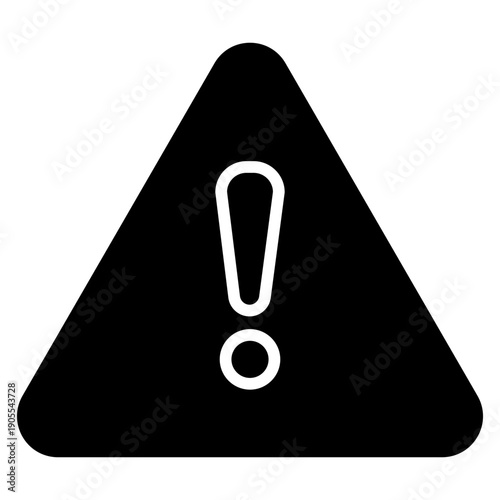 Warning Sign Solid Icon