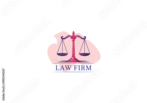 Modern Law logo scales justice law firm logo Concepts luxury justice lawyer logo vector design	