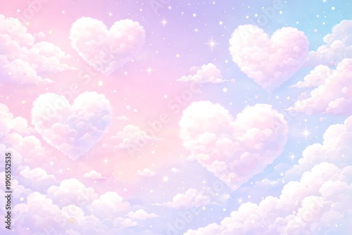 Heart Shaped Cloud Sky Blur