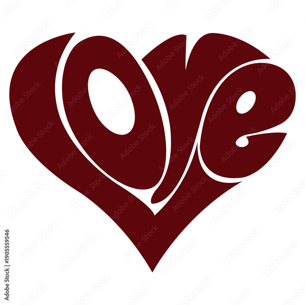 Naklejka premium Abstract love as like as heart logotype design icon vector logo